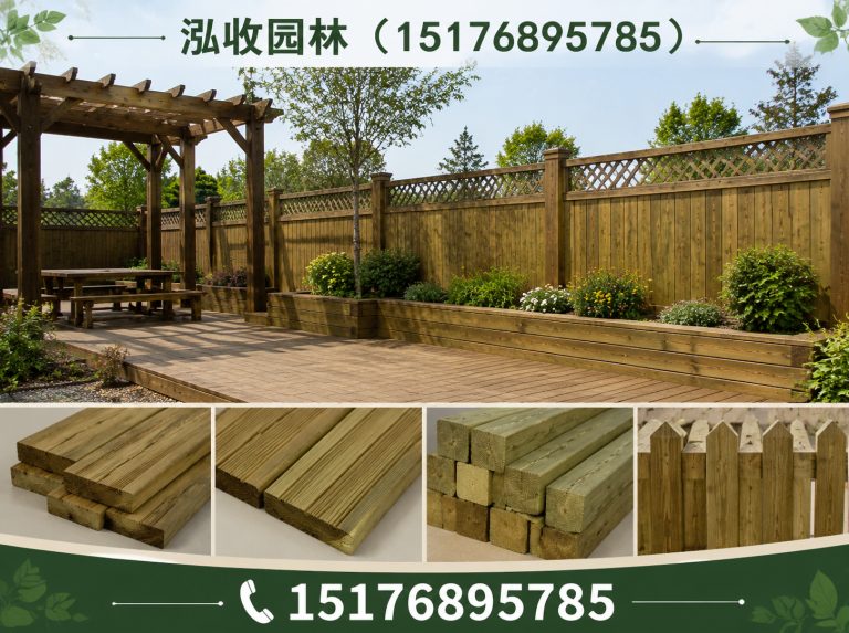 中山京津冀防腐木工程展示图